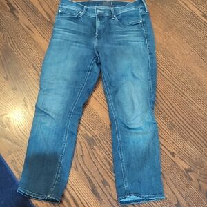 Mother Lil Mid Rise Dazzlee Ankle Jeans